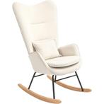 TRUUSK Schommelstoel met Fluweelachtige Uitstraling - Armleu, Huis en Inrichting, Stoffering | Behang, Verzenden