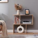 Bijzettafel Koxjö staand rek 57x60x20 cm eikenkleurig [en.ca, Huis en Inrichting, Tafels | Bijzettafels, Verzenden, Nieuw
