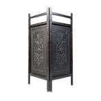 LEATHO - LEATHO - Kamerscherm - leer, Hout - Scherm in leer