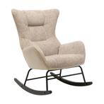 *WOONWINKEL* Kare Design Romeo Beige Schommelstoel, Huis en Inrichting, Fauteuils, Verzenden, Nieuw, Stof