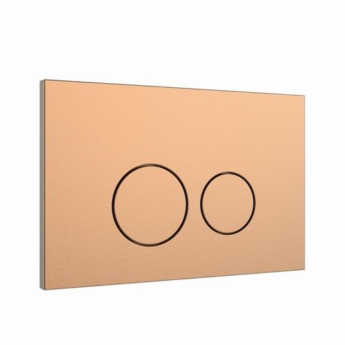 Bedieningspaneel Flat copper geborsteld rvs, Doe-het-zelf en Verbouw, Sanitair, Verzenden