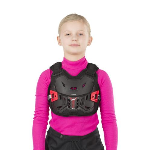 Borstbeschermer Kinderen Leatt 2.5 Kids 110-134cm Zwart-Rood, Motoren, Accessoires | Overige, Nieuw, Verzenden