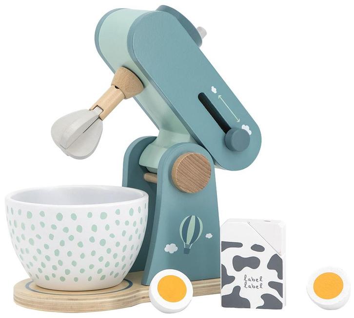 Label Label Groen Houten Keukenmixer, Kinderen en Baby's, Speelgoed | Houten speelgoed, Nieuw, Verzenden