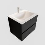 Badkamermeubel Solid Surface AQS Oslo 60x45 cm Mat Zwart, Ophalen of Verzenden, Nieuw