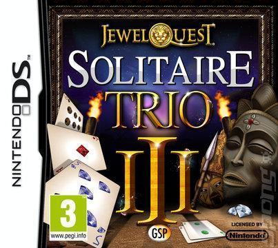 Jewel Quest Solitaire Trio (DS) 3DS Garantie & snel in huis!, Spelcomputers en Games, Games | Nintendo DS, 1 speler, Zo goed als nieuw