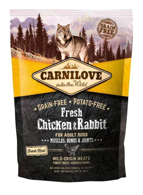 Carnilove Fresh Chicken & Rabbit 1,5 kg., Dieren en Toebehoren, Dierenvoeding, Ophalen of Verzenden
