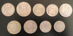 Europa. Lot of 10 silver coins 1921/1976  (Zonder