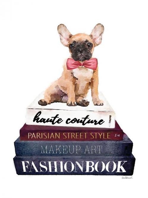 Glasschilderij Fashion met Hond van Ter Halle, Huis en Inrichting, Woonaccessoires | Overige, Nieuw, Ophalen of Verzenden