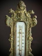 Thermometer - Gepatineerd brons, Verguld brons - Thermometer