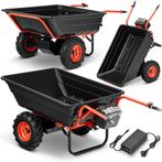 Elektrische kruiwagen - 300L - 300 kg hefvermogen - zwart, Tuin en Terras, Kruiwagens, Ophalen of Verzenden, Nieuw