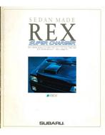1989 SUBARU REX BROCHURE JAPANS, Nieuw, Author