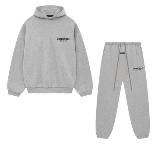 Fear of God Essentials Fleece Light Heather Gray Set - M, Kleding | Heren, Heren-kledingpakketten, Nieuw, Verzenden