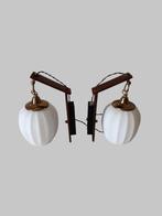 Wandlamp - Teak - Set wandlampen