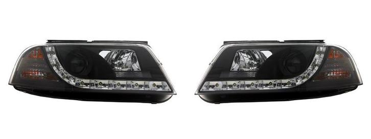 Koplampen LED DRL | Volkswagen Passat 3BG 2001-2004 | zwart, Auto-onderdelen, Verlichting, Nieuw, Volkswagen, Verzenden