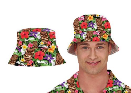 Hawaii Bucket Hat, Hobby en Vrije tijd, Feestartikelen, Nieuw, Verzenden
