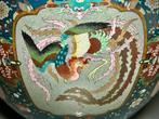 Fijn en groot antiek Japans cloisonné jardinière of, Antiek en Kunst