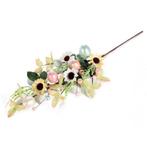 Prachtige tak met zonnebloemen en eieren +/- 53cm paastak, Huis en Inrichting, Woonaccessoires | Kunstplanten en Kunstbloemen