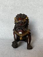 Zeer grote set foo dogs 22 cm / 5 kg - Brons - China - Eind