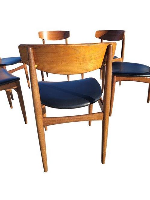 Bramin, Samcom B - Stoel (6) - Hout, Antiek en Kunst, Antiek | Meubels | Stoelen en Banken