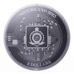 Niue. 10 x 1 oz 2023 $2 NZD Bitcoin Silver Coin BU (In, Postzegels en Munten
