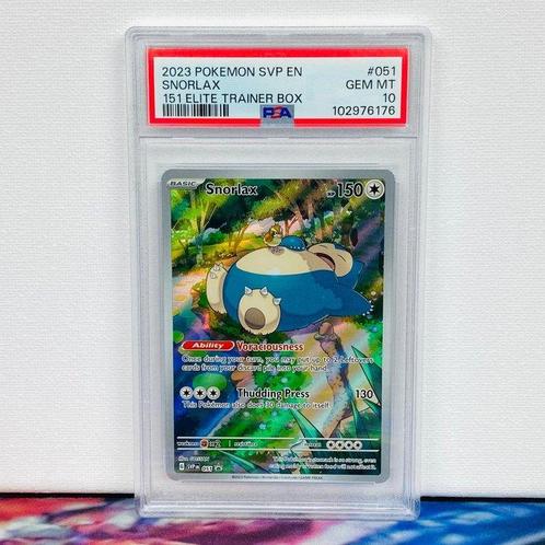 Pokémon Graded card - Snorlax #051 Scarlet & Violet ETB, Hobby en Vrije tijd, Verzamelkaartspellen | Pokémon