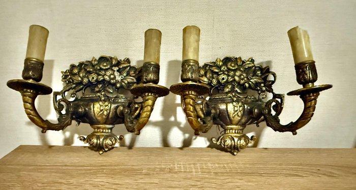 Wandkandelaar - Brons, Antiek en Kunst, Curiosa en Brocante