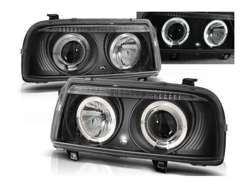 Angel Eyes koplampen Black geschikt voor VW Vento, Auto-onderdelen, Verlichting, Nieuw, Volkswagen, Verzenden
