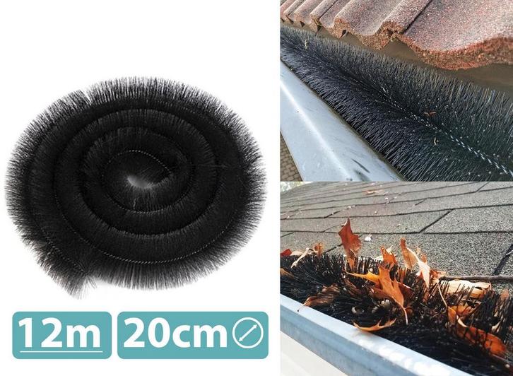 JONSKA Dakgoot Egel - 12 meter - ø20 cm - Dakgootbescherming, Doe-het-zelf en Verbouw, Dakpannen en Dakbedekking, Nieuw, Verzenden