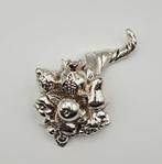 Grande cornucopia rivestita in Argento - Figuur - Van