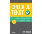 Boek Check je  -   Check je tekst 9789058758026, Verzenden, Zo goed als nieuw