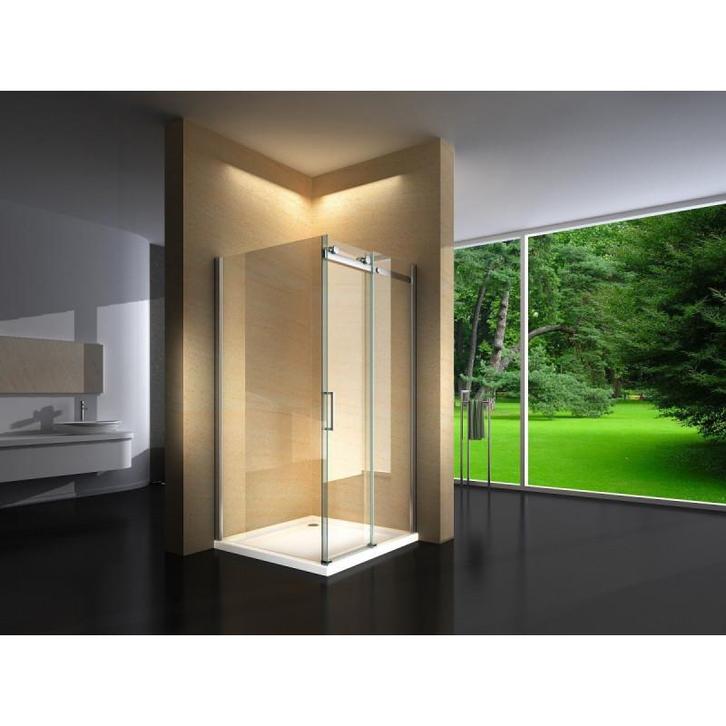 Douchecabine 100X100 Vierkant Evi LB- Helder Glas (Badkamer), Doe-het-zelf en Verbouw, Sanitair, Nieuw, Ophalen of Verzenden