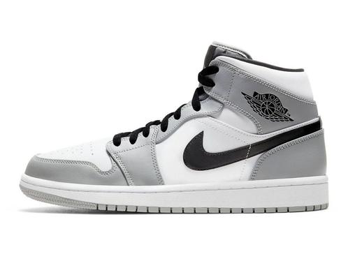 Air Jordan 1 Mid Light Smoke Grey - Maat 41 EU, Kleding | Heren, Schoenen, Ophalen of Verzenden