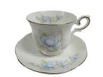 Kop en schotel Royal Canterburry Blue Satsuma -set van 3, Huis en Inrichting, Keuken | Servies, Gebruikt, Verzenden