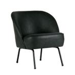 *WOONWINKEL* BePureHome Vogue Fauteuil Zwart Leer, Huis en Inrichting, Fauteuils, Verzenden, Nieuw