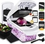 Lekro Groentesnijder met Glazen Ovenschaal - Mandoline, Huis en Inrichting, Ophalen of Verzenden, Nieuw