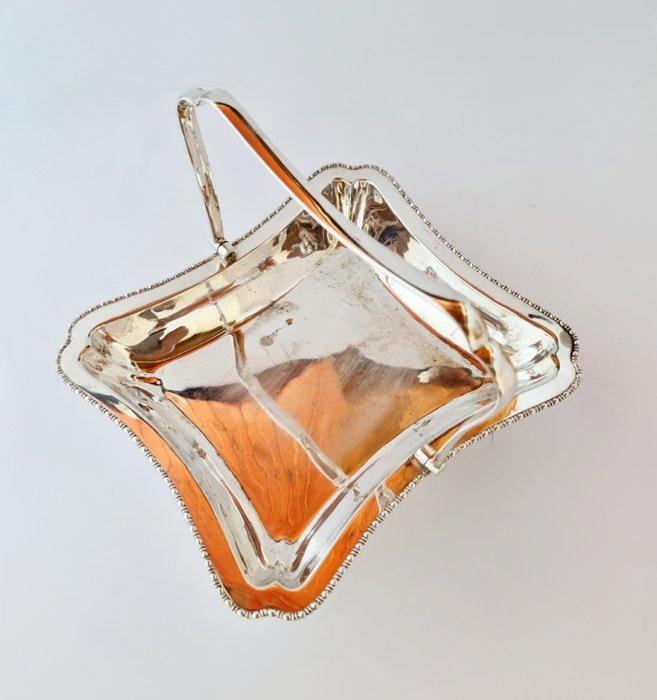 Fruitmand - Antieke Schotse 0.800 Zilveren Fruitschaal –, Antiek en Kunst, Antiek | Goud en Zilver