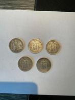Frankrijk. 5 Francs 1848/1849 Hercule (lot de 5 monnaies