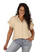 Beige blouse van Iz Naiz, Nieuw, Verzenden