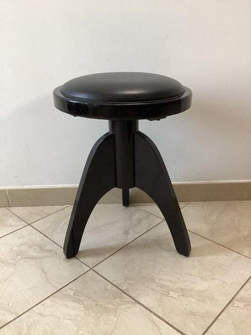 Baumann - Kruk - Beuken - Pianofauteuil, Antiek en Kunst, Kunst | Designobjecten