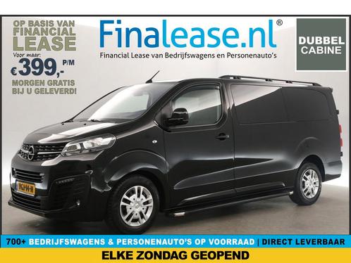 Opel Vivaro 2.0 CDTI L3H 177PK DC 5 Pers AUT 360Cam €399pm, Auto's, Bestelauto's, Lease, Automaat, Diesel, Opel, Zwart, Verzenden