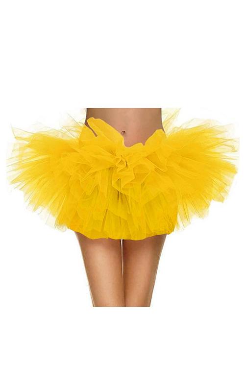 Korte Tutu Geel Tule Rokje XS S M Gele Petticoat Rok Dames M, Kleding | Dames, Carnavalskleding en Feestkleding, Kleding, Nieuw