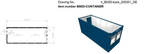 Nieuwe kantoorcontainer te koop!, Doe-het-zelf en Verbouw, Containers