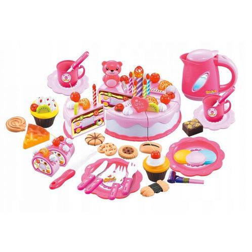 80 delige Delicious fruit cake verjaardagsset snijbare taart, Kinderen en Baby's, Speelgoed | Overig, Ophalen of Verzenden