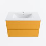 MONDIAZ VICA 80cm badmeubel onderkast Ocher 2 lades., Ophalen of Verzenden, Nieuw, Bad