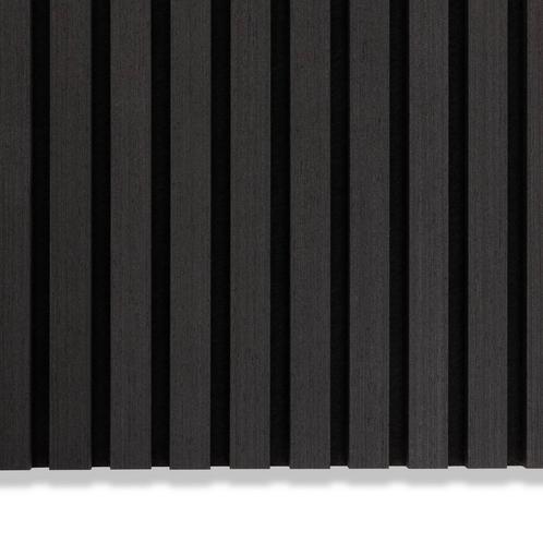 Akupanel Zwart Eiken Hout 260x60 cm, Huis en Inrichting, Woonaccessoires | Wanddecoraties, Nieuw, Ophalen of Verzenden
