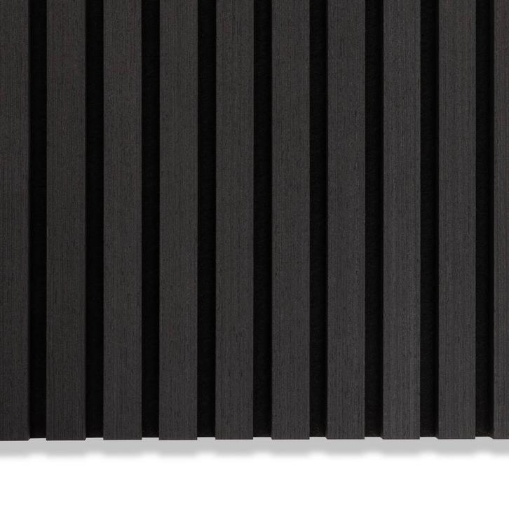 Akupanel Zwart Eiken Hout 260x60 cm, Huis en Inrichting, Woonaccessoires | Wanddecoraties, Nieuw, Ophalen of Verzenden