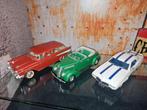 1:18 - Modelauto (3) - Rood: Chevrolet Bel Air station wagon, Nieuw