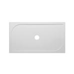 Douchebak VM Go Argon 140x90x3cm Polybeton Rechthoek Wit, Ophalen of Verzenden, Nieuw, Douche