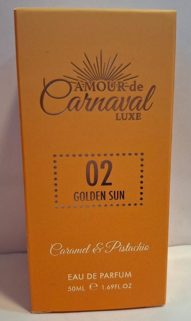 Amour de Carnaval 02 Eau de Parfum Golden Sun - 50 ML, Sieraden, Tassen en Uiterlijk, Uiterlijk | Parfum, Nieuw, Verzenden