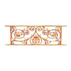 Hekwerk, antiek raam rek, gietijzeren (cast iron) rek /, Tuin en Terras, Tuinhekken en Hekwerk, Ophalen of Verzenden, Nieuw